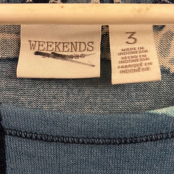 Chico’s Long Sleeve Women’s Top Size 3x - Picture 2 of 4